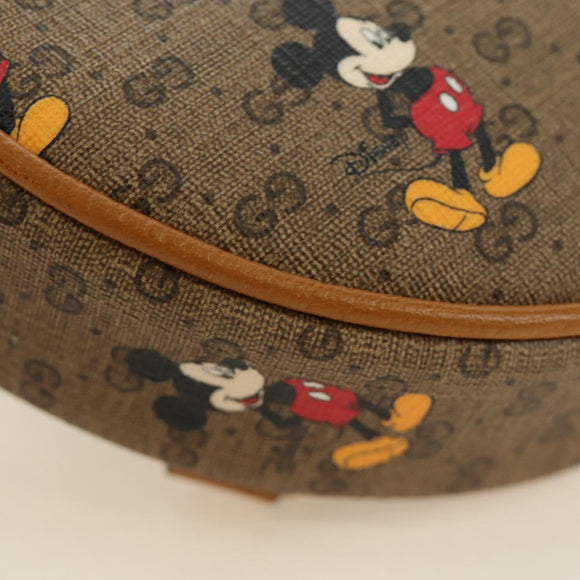 GUCCI Micro GG Supreme Disney Backpack PVC Beige Gold 603730 Auth ep15082M