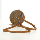 GUCCI Micro GG Supreme Disney Backpack PVC Beige Gold 603730 Auth ep15082M-7