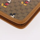 GUCCI Disney Collaboration Micro GG Supreme Bag PVC Beige 602552 Auth ep15084M-16
