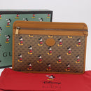 GUCCI Disney Collaboration Micro GG Supreme Bag PVC Beige 602552 Auth ep15084M-12