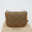 GUCCI Micro GG Supreme GUCCIxDisney Bag PVC Beige Gold 602694 Auth ep15085M-12