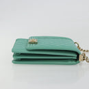 CHANEL Chain Matelasse Boy Chanel Bag Lamb Skin Green Gold CC Auth ep15086SM-5