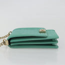 CHANEL Chain Matelasse Boy Chanel Bag Lamb Skin Green Gold CC Auth ep15086SM-6