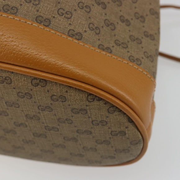 GUCCI Micro GG Canvas Disney Mickey Mouse Bag PVC Beige 602691 Auth ep15087M