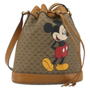 GUCCI Micro GG Canvas Disney Mickey Mouse Bag PVC Beige 602691 Auth ep15087M-1
