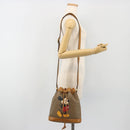 GUCCI Micro GG Canvas Disney Mickey Mouse Bag PVC Beige 602691 Auth ep15087M-22