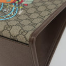 GUCCI GG Supreme Donald Duck Hand Bag PVC 2way Beige Gold 648134 Auth ep15088M-10