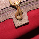 GUCCI GG Supreme Donald Duck Hand Bag PVC 2way Beige Gold 648134 Auth ep15088M-20