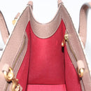 GUCCI GG Supreme Donald Duck Hand Bag PVC 2way Beige Gold 648134 Auth ep15088M-21