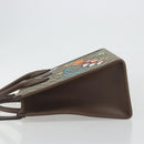 GUCCI GG Supreme Donald Duck Hand Bag PVC 2way Beige Gold 648134 Auth ep15088M-4