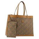 GUCCI GUCCIxDisney Micro GG Supreme Tote Bag PVC Beige Gold 547947 Auth ep15089M-1