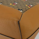 GUCCI GUCCIxDisney Micro GG Supreme Tote Bag PVC Beige Gold 547947 Auth ep15089M-12