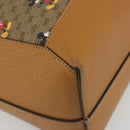 GUCCI GUCCIxDisney Micro GG Supreme Tote Bag PVC Beige Gold 547947 Auth ep15089M-13