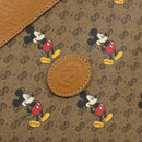 GUCCI GUCCIxDisney Micro GG Supreme Tote Bag PVC Beige Gold 547947 Auth ep15089M-14