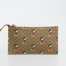 GUCCI GUCCIxDisney Micro GG Supreme Tote Bag PVC Beige Gold 547947 Auth ep15089M-20