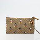 GUCCI GUCCIxDisney Micro GG Supreme Tote Bag PVC Beige Gold 547947 Auth ep15089M-21