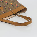 GUCCI GUCCIxDisney Micro GG Supreme Tote Bag PVC Beige Gold 547947 Auth ep15089M-7