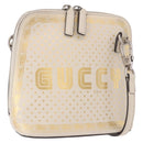 GUCCI Shoulder Bag Leather White Silver 511189 Auth ep15090-1