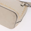 GUCCI Shoulder Bag Leather White Silver 511189 Auth ep15090-13
