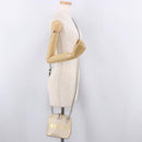 GUCCI Shoulder Bag Leather White Silver 511189 Auth ep15090-22