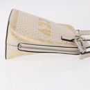 GUCCI Shoulder Bag Leather White Silver 511189 Auth ep15090-4