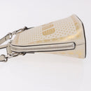 GUCCI Shoulder Bag Leather White Silver 511189 Auth ep15090-5