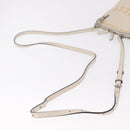 GUCCI Shoulder Bag Leather White Silver 511189 Auth ep15090-7