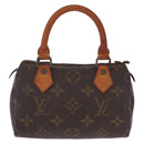 LOUIS VUITTON Monogram Mini Speedy Hand Bag M41534 LV Auth ep15091-13