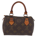 LOUIS VUITTON Monogram Mini Speedy Hand Bag M41534 LV Auth ep15091-2