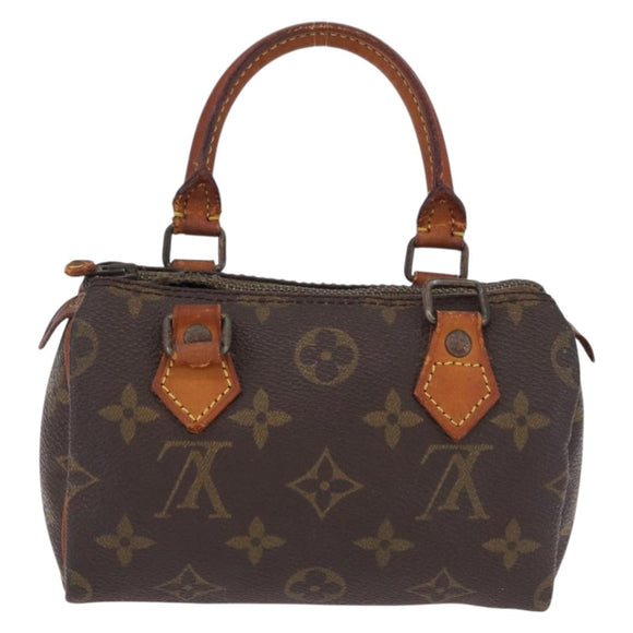 LOUIS VUITTON Monogram Mini Speedy Hand Bag M41534 LV Auth ep15091