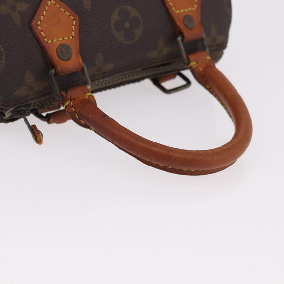 LOUIS VUITTON Monogram Mini Speedy Hand Bag M41534 LV Auth ep15091