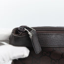 GUCCI GG Canvas Abbey Tote Bag Outlet Brown Silver 268640 Auth ep15094-14