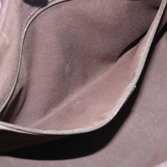 GUCCI GG Canvas Abbey Tote Bag Outlet Brown Silver 268640 Auth ep15094
