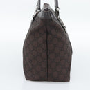 GUCCI GG Canvas Abbey Tote Bag Outlet Brown Silver 268640 Auth ep15094-4