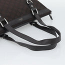 GUCCI GG Canvas Abbey Tote Bag Outlet Brown Silver 268640 Auth ep15094-7