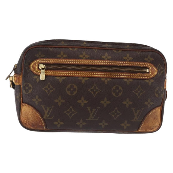 LOUIS VUITTON Monogram Marly Dragonne GM Clutch Bag M51825 LV Auth ep15095