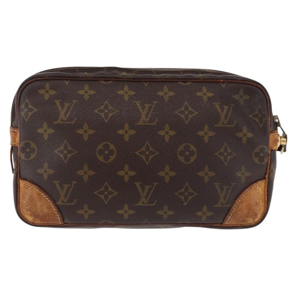 LOUIS VUITTON Monogram Marly Dragonne GM Clutch Bag M51825 LV Auth ep15095