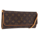 LOUIS VUITTON Monogram Pochette Twin GM Shoulder Bag M51852 LV Auth ep15097-1