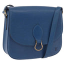 LOUIS VUITTON Epi Saint Cloud GM Shoulder Bag Toledo Blue M52195 Auth ep15098A-1