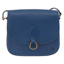 LOUIS VUITTON Epi Saint Cloud GM Shoulder Bag Toledo Blue M52195 Auth ep15098A-13