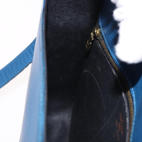 LOUIS VUITTON Epi Saint Cloud GM Shoulder Bag Toledo Blue M52195 Auth ep15098A