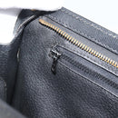 CELINE Clutch Bag Leather Black Gold Auth ep15100-21