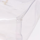 HERMES Vinyl Kelly Hand Bag Vinyl Clear Gold Auth ep15101-11