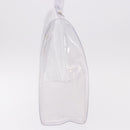 HERMES Vinyl Kelly Hand Bag Vinyl Clear Gold Auth ep15101-4