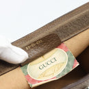 GUCCI GG Supreme Web Sherry Line Bag PVC Beige Gold 89 01 032 Auth ep15103-16