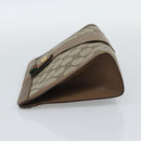 GUCCI GG Supreme Web Sherry Line Bag PVC Beige Gold 89 01 032 Auth ep15103-4