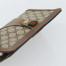 GUCCI GG Supreme Web Sherry Line Bag PVC Beige Gold 89 01 032 Auth ep15103-6