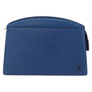 LOUIS VUITTON Epi Trousse Crete Pouch Blue M48405 LV Auth ep15104-13