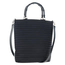 GUCCI Bamboo Hand Bag Canvas 2way Black Silver 002 1998 0353 Auth ep15105-1