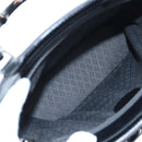 GUCCI Bamboo Hand Bag Canvas 2way Black Silver 002 1998 0353 Auth ep15105-11